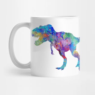 Dinosaur T-Rex Art Tyrannosaurus Rex Decor Watercolor Print Mug